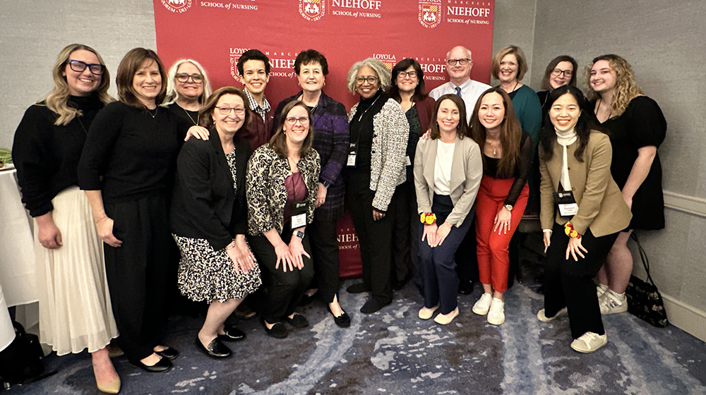 Loyola Nursing faculty at the Midwest Nursing Research Society